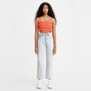 Levis Ribcage Straight Ankle Jeans